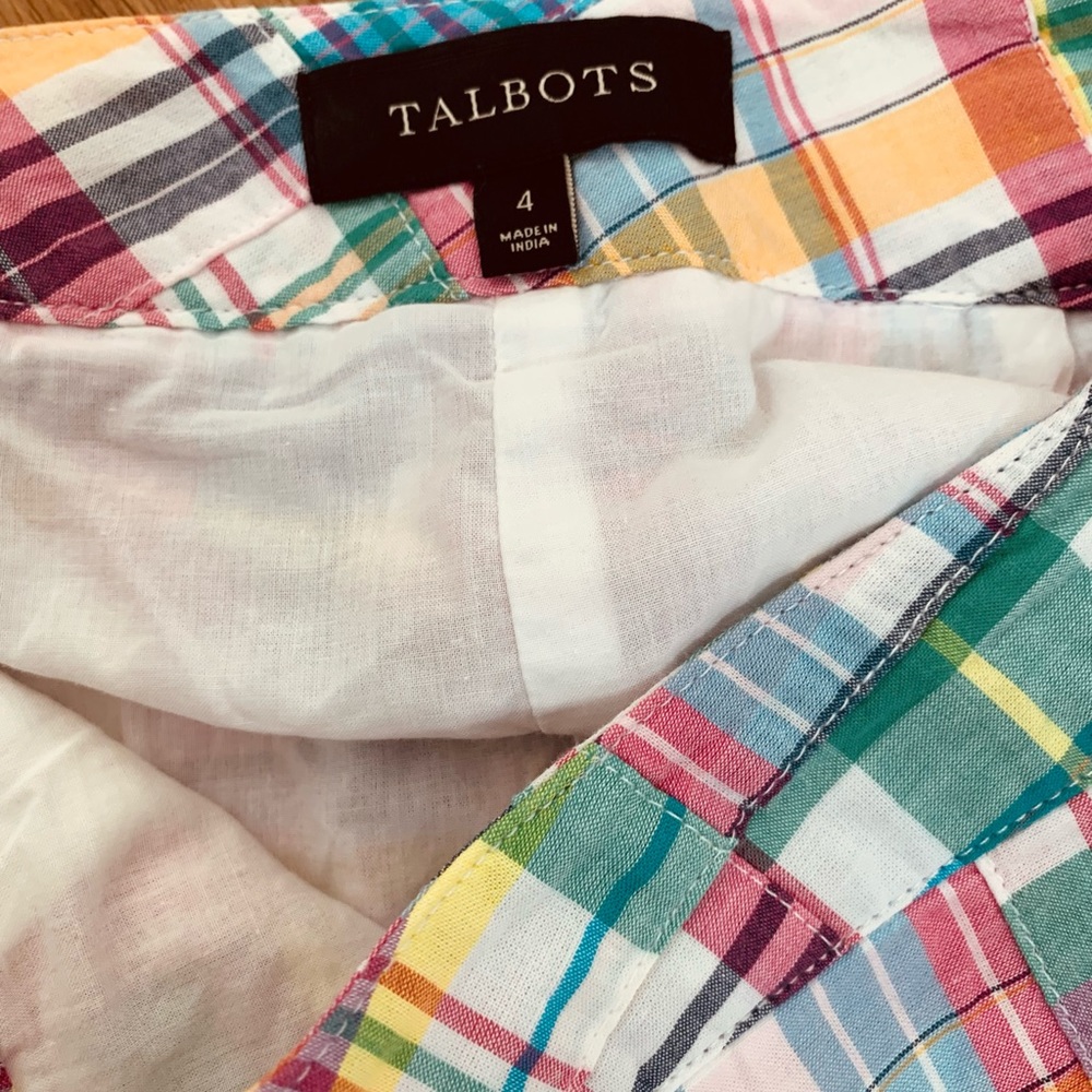 Talbots Madras Plaid Skirt - Picture 10 of 10